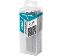Сверло по металлу RENNBOHR COBALT PROM 3-х гр. хвост, 9.0x125 мм, HSS-Co, Р6М5К5, 10 шт/уп 671090