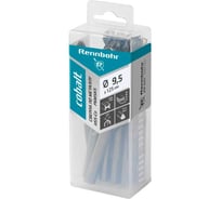 Сверло по металлу RENNBOHR COBALT PROM 3-х гр. хвост, 9.5x125 мм, HSS-Co, Р6М5К5, 10 шт/уп 671095
