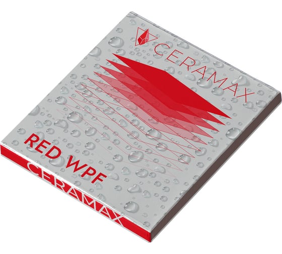 Абразивная бумага водостойкая - наждачка CERAMAX RED WPF Р1000, 230x280 мм, 10 шт 1CRX1470