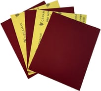 Абразивная бумага водостойкая - наждачка CERAMAX RED WPF Р120, 230x280 мм, 50 шт 1CRX1438