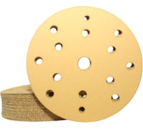 Круг абразивный 150 мм CERAMAX GOLD 15 отверстий, P320, 50 шт. 1CRX1106