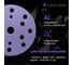 Абразивные круги 150 мм CERAMAX PURPLE PAPER 15 отверстий, P320, 50 шт. 1CRX1070 4