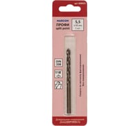 Сверло по металлу MARCON ПРОФИ без накернивания, 5.5 мм, 1 шт. 400055