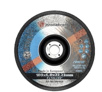 Диск зачистной KRONABRASIV 180х6.0х22.23 ECO, сталь 209102K