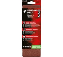 Шлифовальная лента (3 шт, 75 X 457 мм, зерно 120) TREND AB/B75/120A