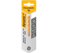Сверло по металлу Rennbohr DYNAMIC-TIN CARD 2.0x49 мм, HSS-TIN, Р6М5, 2 шт/уп 667020