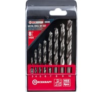 Сверла по металлу Forcekraft набор 8 предметов FK-DBS08(61590)