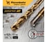 Сверло по металлу Rennbohr DYNAMIC-TIN CARD 12.5x151 мм, хв-к 12.0 мм, HSS-TIN, Р6М5, 1шт/уп 667125 3