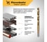 Сверло по металлу Rennbohr DYNAMIC-TIN CARD 12.5x151 мм, хв-к 12.0 мм, HSS-TIN, Р6М5, 1шт/уп 667125 6