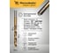 Сверло по металлу Rennbohr DYNAMIC-TIN CARD 4.8x86 мм, HSS-TIN, Р6М5, 1 шт/уп 667048 3