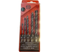 Набор сверл по дереву 5 предметов, 4-10 мм Strong СTC-027001005