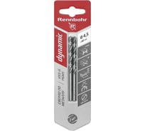 Сверло по металлу RENNBOHR DYNAMIC CARD 4.5x80 мм, HSS-G, P6M5, 2шт/уп 675045