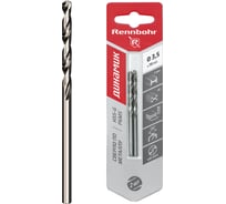 Сверло по металлу RENNBOHR DYNAMIC CARD 3.5x70 мм, HSS-G, P6M5, 2шт/уп 675035