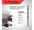 Сверло по металлу RENNBOHR DYNAMIC CARD 13.0x151 мм, хв-к 12 мм, HSS-G, P6M5, 1шт/уп 675130 6
