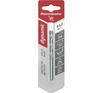 Сверло по металлу RENNBOHR DYNAMIC CARD 5.2x86 мм, HSS-G, P6M5, 1шт/уп 675052