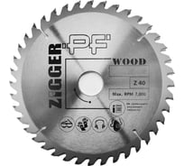Диск пильный по дереву (180х30 мм; Z40) ZIGGER 23380