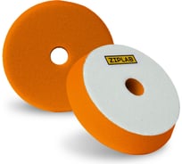 Полировальник средний ZIPLAB оранжевый, 150мм, толщина 30мм, конический, на липучке, 90509