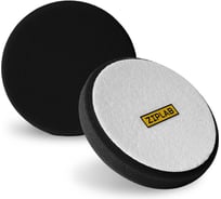 Полировальник мягкий ZIPLAB черный, 150мм, толщина 25мм, на липучке, 90503