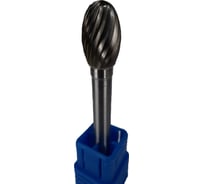 Борфреза (шарошка) по металлу овальная Sinica E1016M06, тип E, диаметр 10мм, посадочный 6мм 100022