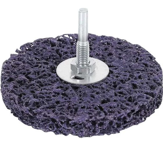 Зачистной круг со шпинделем A1 202 Clean Strip disc with spindle 100*13*6mm Purple 202CS100P
