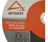 Диск отрезной ARNEZI 230x2x22.23 мм, абразивный, металл упак., 10 шт R8012030 3