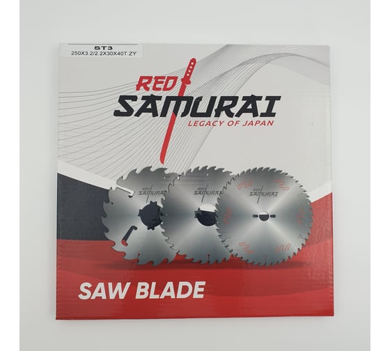 Пильный диск RED SAMURAI 250x30x3,2/2,2, z40 WZ TPRS0001459