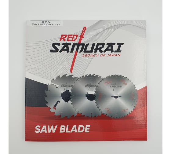 Пильный диск RED SAMURAI 250x30x3,2/2,2, z32 WZ TPRS0001460