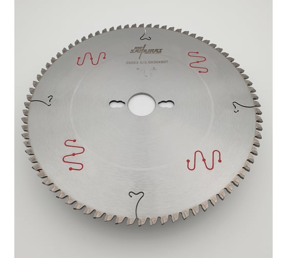 Пильный диск по алюминию RED SAMURAI 250x3,5/3,0x30, z80 TFZN TPRS0001159 1