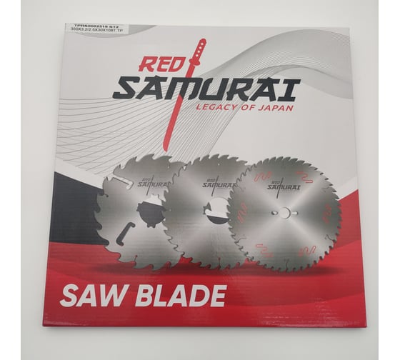 Пильный диск по алюминию RED SAMURAI 350x3,2/2,5x30, z108 -5/15 TFZN TPRS0002519