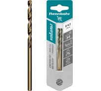 Сверло по металлу Rennbohr COBALT CARD 4.2x75 мм, HSS-Co, Р6М5К5, 2шт/уп 668042