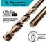 Сверло по металлу Rennbohr COBALT CARD 1.5x40 мм, HSS-Co, Р6М5К5, 2шт/уп 668015 2