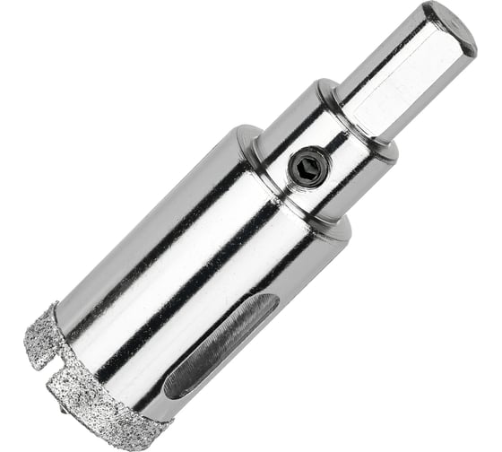 Коронка алмазная по керамограниту и керамике с центрирующим сверлом 22 мм Diamond Industrial DIDCSC022