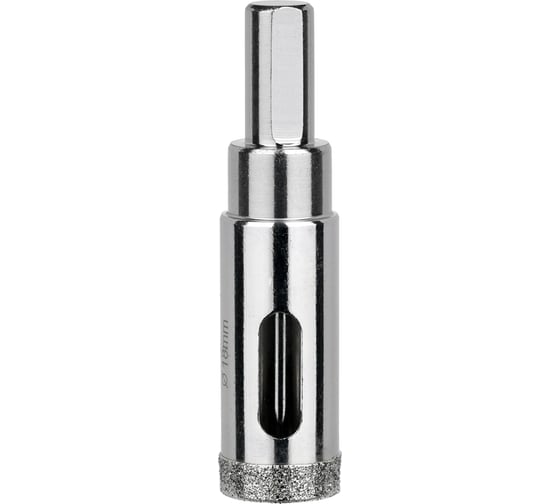 Коронка алмазная по керамограниту и керамике с центрирующим сверлом 18 мм Diamond Industrial DIDCSC018