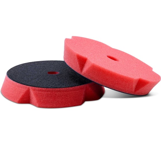 Полировальный круг NINJA Cutting Pad 2 шт красный 140/25 мм, жесткий SCHOLL Concepts 20343 1