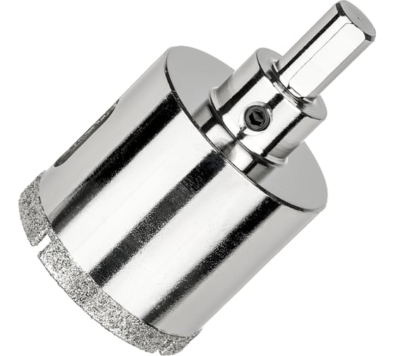 Коронка алмазная по керамограниту и керамике с центрирующим сверлом 42 мм Diamond Industrial DIDCSC042