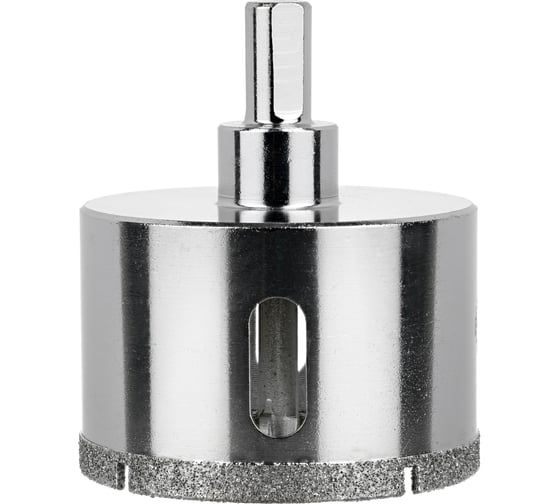 Коронка алмазная по керамограниту и керамике с центрирующим сверлом 60 мм Diamond Industrial DIDCSC060
