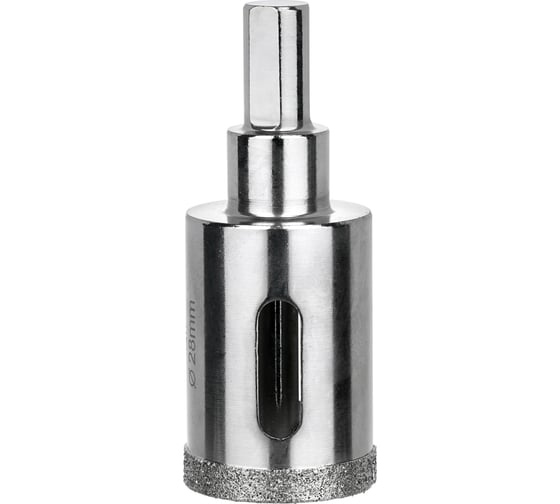 Коронка алмазная по керамограниту и керамике с центрирующим сверлом 28 мм Diamond Industrial DIDCSC028