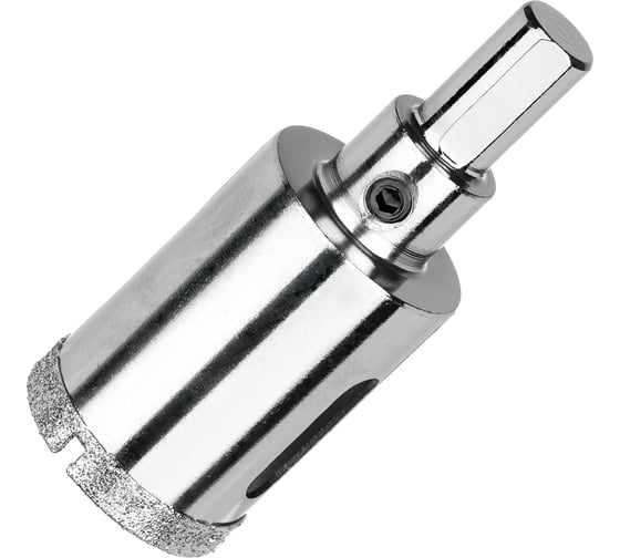 Коронка алмазная по керамограниту и керамике с центрирующим сверлом 28 мм Diamond Industrial DIDCSC028