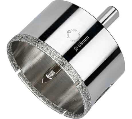 Коронка алмазная по керамограниту и керамике с центрирующим сверлом 68 мм Diamond Industrial DIDCSC068