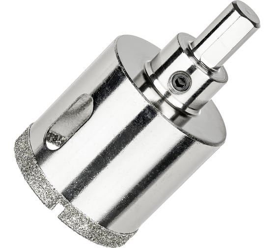Коронка алмазная по керамограниту и керамике с центрирующим сверлом 40 мм Diamond Industrial DIDCSC040