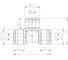 Фитинг CDC Pneumatics тройник 12мм на 10мм на 12мм HUT 121012B 2
