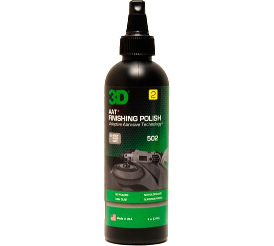 Финишная паста AAT 502 Finishing Polish 502OZ08 0.24 л 3D 020562