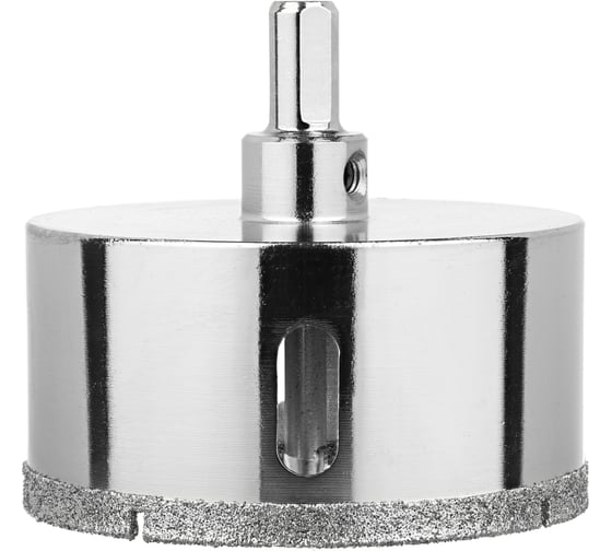 Коронка алмазная по керамограниту и керамике с центрирующим сверлом 80 мм Diamond Industrial DIDCSC080