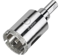 Коронка алмазная по керамограниту и керамике с центрирующим сверлом 30 мм Diamond Industrial DIDCSC030