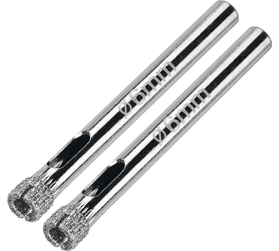 Коронка алмазная по керамограниту и керамике 6 мм / 2 шт. Diamond Industrial DIDCSC006