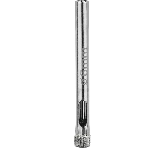 Коронка алмазная по керамограниту и керамике 6 мм / 2 шт. Diamond Industrial DIDCSC006
