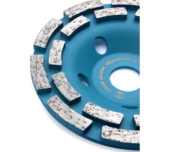 Круг алмазный чашечный Basis (125х22 мм; 2 ряда) MONOGRAM 086-419
