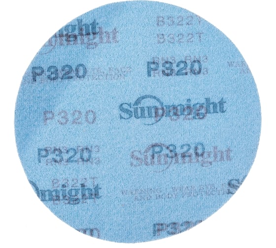 Круг шлифовальный на бумаге B322 (150 мм; без отверстий; Р320) SUNMIGHT 7930091772537