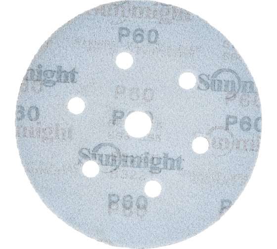 Круг шлифовальный на бумаге B322 (150 мм; 6+1 отверстий; Р60) SUNMIGHT 7930091772247