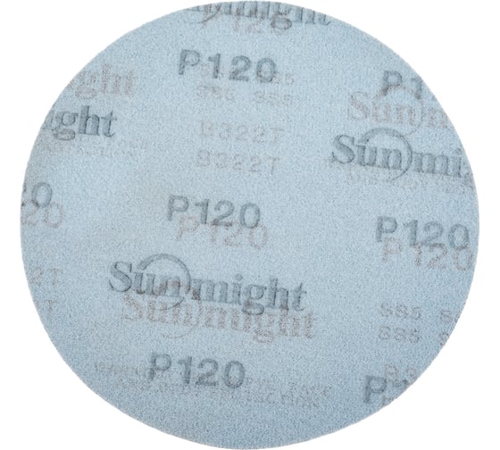 Круг шлифовальный на бумаге B322 (150 мм; без отверстий; Р120) SUNMIGHT 7930091772476